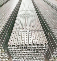 Support de montage de panneau solaire en acier ZAM en forme de U 41*72mm |   Rails de montage photovoltaïque de longueur personnalisée