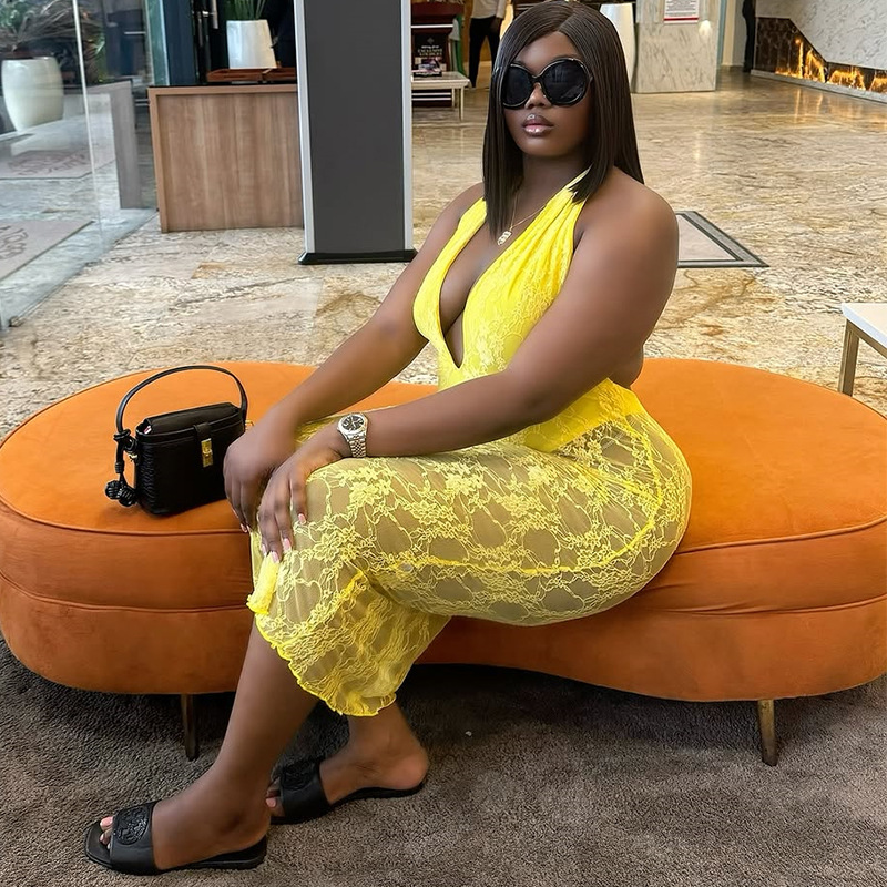 Elegant Yellow Lace Dresses - High Fashion & Quality