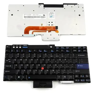 Laptop klavye için Lenovo Thinkpad T60 T61 T61P R61 R400 R500 T400 serisi