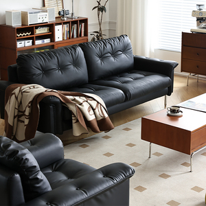 Conjunto de Sofá Cama de Tres Plazas para Vestíbulo de Hotel, Patas de Acero Inoxidable Modernas, Muebles de Espera para Áreas Públicas, para Villas y Apartamentos - Product Image 4