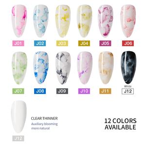JTING Nueva Tendencia, 12 Colores, Tinta de Mármol con Alcohol para Uñas, Gel UV para Arte de Uñas, Esmalte de Uñas en Gel, Marca Privada OEM, Personalizado y Muestra Gratis - Product Image 3