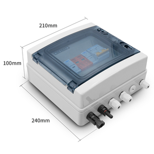 Tomzn IP65 không thấm nước năng lượng mặt trời Combiner BOX 1 đầu vào 1 DC 600V cầu chì 32A/63A MCB sét bảo vệ phân phối điện thiết bị - Product Image 3