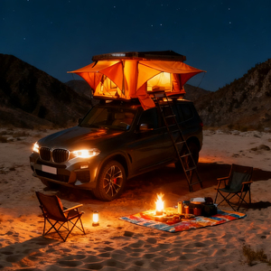 Tùy chỉnh nhôm <span class=keywords><strong>Camper</strong></span> van Roof Top Lều Top cắm trại xe ABS vỏ cứng Roof Top Lều Trọng lượng nhẹ xe Lều mái cho doanh số bán hàng - Product Image 3