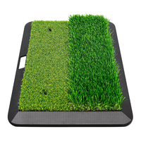 Tapis de golf en caoutchouc épais pour entraînement en extérieur/intérieur, idéal pour le chipping et les prises de balle