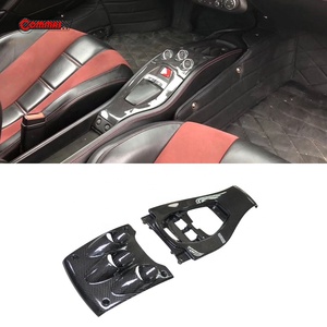 Pièces intérieures de voiture de haute qualité en fibre de carbone sèche, style OEM, panneau de commande central pour Ferrari 458, kit intérieur - Product Image 2