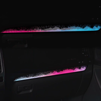 Intérieur de voiture pour Lexus GX 2004-2009, style lumière fluide, éclairage ambiant LED rotatif à 64 couleurs, accessoires AUTO.