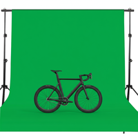 Support de fond vert pour studio photo en métal 2,6x3m, système de support pour toile de fond en mousseline, accessoires et équipement de photographie