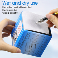 Papier de nettoyage en papier sans poussière AUA-Y1 COMPTYCO SC/FC/ST/LC outils de nettoyage en fibre optique de bonne qualité papier de nettoyage en fibre
