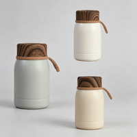 Bouteille isotherme en acier inoxydable de 220 ml, mini thermos, tasse anti-fuite, gourde portable pour étudiants et enfants