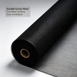 Rouleau de moustiquaire en fibre de verre noire pour portes et fenêtres, protection contre les insectes, lavable, résistant au feu, installation rapide pour hôtel - Product Image 6