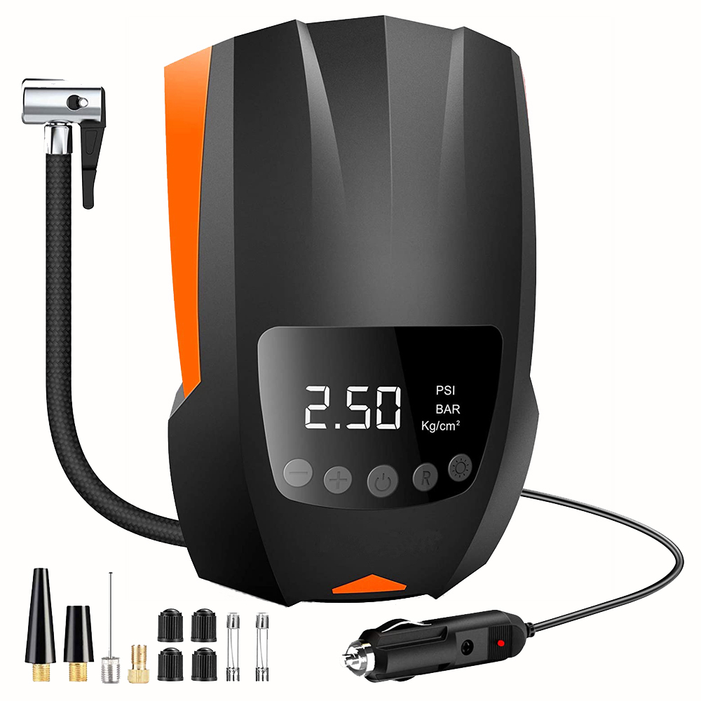 Automatic Rechargeable Mini Digital Wireless Portable Cordless Car Air Pump Compressor Electric Tyre Inflator Waterproof Feature