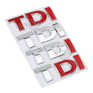 ตกแต่งรถ3D ป้ายสติกเกอร์สัญลักษณ์ <span class=keywords><strong>TDI</strong></span> สำหรับ <span class=keywords><strong>Volkswagen</strong></span> VW POLO Golf <span class=keywords><strong>Jetta</strong></span> Passat B5 B6 GTI Touran Bora Audi - Product Image 1