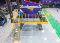 Broyeur de déchets métalliques de grande capacité pour la production intensive de ferraille, moteurs, acier, aluminium, jantes et carrosseries de voitures