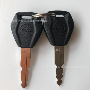Lovol Excavator Key 011 Black <b>Hardware</b> Replacement Key - Product Image 1