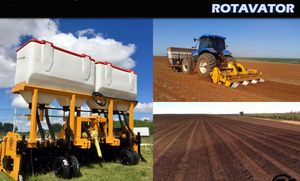 Maquinaria agrícola de alta calidad Velocidad DE TRABAJO 3 - 5 Km/h Cultivador rotativo de granja Rotavator para tractor - Product Image 5