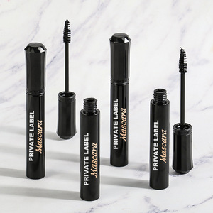 Noir imperméable et sans bavures pour le <span class=keywords><strong>mascara</strong></span> en fibre de soie 4d avec <span class=keywords><strong>mascara</strong></span> liquide minéral épais à friser de longue durée de marque privée - Product Image 1