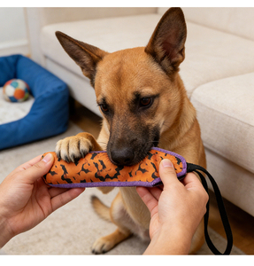 Juguete de Tela Resistente a Pinchazos con Asa para Perros, Juguete Interactivo para Masticar y Limpiar los Dientes - Product Image 5