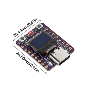 Carte de développement ESP32-C3 avec écran OLED de 0,42 pouce à lumière blanche, compatible <span class=keywords><strong>WiFi</strong></span> et Bluetooth, <span class=keywords><strong>antenne</strong></span> céramique, type-C, ESP32 pour <span class=keywords><strong>Arduino</strong></span> - Product Image 2