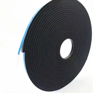 Weatherstrip window door seal acoustic insulation single double sided eva pe butyl foam adhesive weather stripping rubber tape