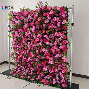 LEDA - Pared de Flores Artificiales de Color Rosa para Bodas, Cumpleaños, Eventos y Decoración de Fiestas - Product Image 1