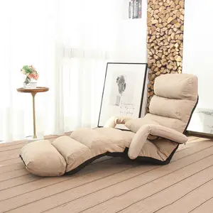 Modern Single Floor Cushion Sofa Bed Comfortable Living Room Bedroom Lazy Chair Style Foldable Fabric Modern Furniture Jason