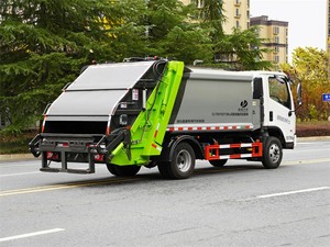 Camion de collecte des déchets lourds Foton 4X2 4/6m³ fabriqué en Chine pour l'élimination des déchets commerciaux - Product Image 6