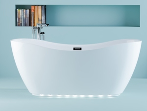 Vasca Idromassaggio Portatile per Hotel, Nuovo Design Moderno per 2 Persone, con Getti Massaggianti e Scarico - Product Image 4