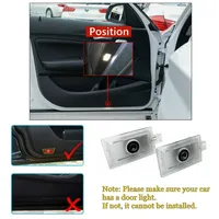 Projecteur de logo de porte de voiture, lumières de bienvenue LED pour Dodge Charger, lampe à ombre fantôme, accessoires de voiture