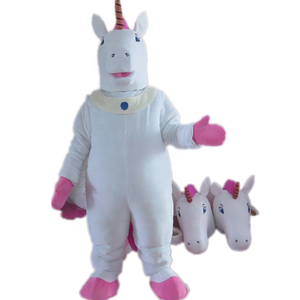 Costume de mascotte licorne blanche pour adulte/costume de mascotte personnalisé - Product Image 2