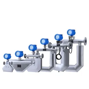 Medidor de flujo másico de Coriolis Digital de alta precisión Medidores de flujo másico de líquido de aceite Precio para medición de gas y petroquímica