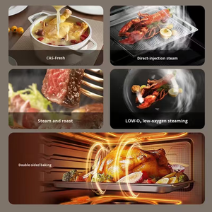 OEM/ODM Friteuse Four Friteuse à vapeur sans huile sans huile Doublure en acier inoxydable Visible <span class=keywords><strong>Silver</strong></span> <span class=keywords><strong>Crest</strong></span> 40L Friteuses à air - Product Image 5