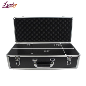 Étui à pédales en aluminium robuste avec étui de rangement et de transport sécurisé en mousse EVA pour pédaliers d'effets de guitare Étui en aluminium personnalisé - Product Image 5