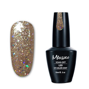 Yeni varış Mixcoco oje Uv jel tüm renkler Glitter pırıltılı renkler Oem marka Vernis yarı kalıcı jel lehçe - Product Image 6