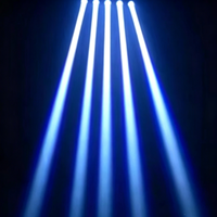 Super Beam 5x120W RGBW Zoom Strobe Wash 5 têtes en aluminium, projecteur LED mobile pour scène, DJ/hôtels, CRI 90 élevé