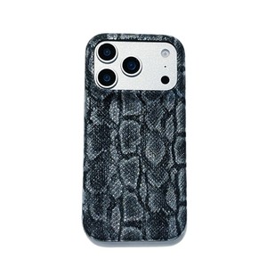 Étui de téléphone portable rétro pour femmes en cuir PU imprimé serpent et léopard pour iPhone 13 14 15 16 17 pro max, coque antichoc, vente en gros - Product Image 6