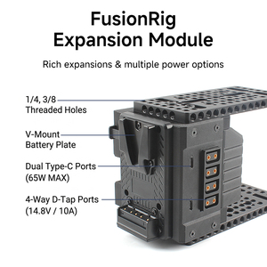 Module d'extension de cage de caméra FusionRig pour les caméras <span class=keywords><strong>Sony</strong></span> FX3 <span class=keywords><strong>FX30</strong></span> - Product Image 3