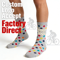Chaussettes de cyclisme ultra-fines d'été, directes d'usine, avec ventilation en maille, refroidissement maximal, légères, élastiques, à motif de points, pour le sport