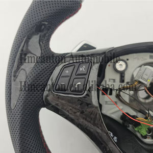 Latest Products Forged Carbon Fiber Leather Red Stitching Steering <b>Wheel</b> for BMW E90 E91 E92 E93 3 Series Car Steering <b>Wheel</b> - Product Image 5