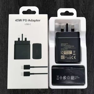 ของแท้สำหรับ <span class=keywords><strong>Samsung</strong></span> TA845 45W หัวชาร์จ UK ชาร์จเร็วพิเศษ2.0ใช้ได้ S23อัลตร้า Note20 Type-C ผลิตภัณฑ์ไฟฟ้า PD - Product Image 1