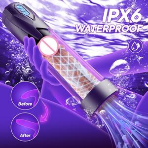 Vuoto automatico Dick Pump maschio masturbatore pene Extender con <span class=keywords><strong>3</strong></span> succhiare e <span class=keywords><strong>2</strong></span> modalità di allenamento per gli uomini cazzo Enlarger erezione - Product Image 5