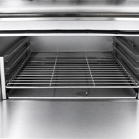Cuisinière à gaz professionnelle en acier inoxydable CE à 4 brûleurs avec four, robuste, autonome, pour restaurant