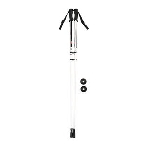 Bâton de ski en alliage d'aluminium, blanc et noir, avec embout en caoutchouc, multifonctionnel, pour la randonnée et la marche, directement de l'usine transfrontalière - Product Image 2