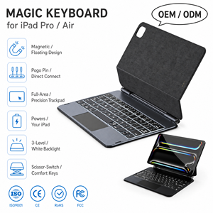 Clavier Magique OEM ODM PERSONNALISÉ pour <span class=keywords><strong>iPad</strong></span> Pro 11 pouces 4e, 3e, 2e, 1re <span class=keywords><strong>génération</strong></span> (2018 à 2022) – Housse magnétique à connexion directe pour tablette - Product Image 1