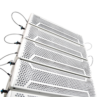 LA412D-W Audio Pro akurasi produk baru sistem suara panggung konser PA 1000W China Speaker Array Line aktif bertenaga DJ