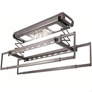 Smart Heavy-Duty Electric Clothes Drying Rack with Automatic Height Adjustment for Home Balconies - Product Image 2