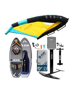Tabla de SUP Inflable E SUP OEM de 11 pies, Kit de Vela de Viento de EVA y PVC, Aletas Dobles, Estable, Duradera, Bolsa de Transporte con Bomba Desmontable - Product Image 3
