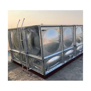 Manufacturer SS water tank Storage drinking water tank custom Sectional Rectangular Shape Water Tank