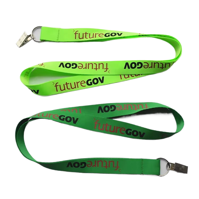 2025 High Quality Eco-Friendly Flat Polyester Custom Sublimation Lanyards with Logo and Hook for Promotional Use