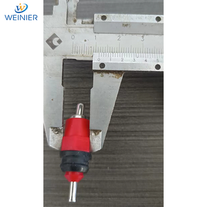 Nuovo abbeveratoio automatico a capezzolo rosso in acciaio inox e plastica per allevamenti avicoli, marca VNR, modello WNR-D04 - Product Image 4