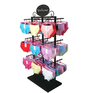 Store Retail Women Sexy Lingerie Set Bar Panty Underwear Clothing Shirt Dress Metal Display Stand Rack Holder